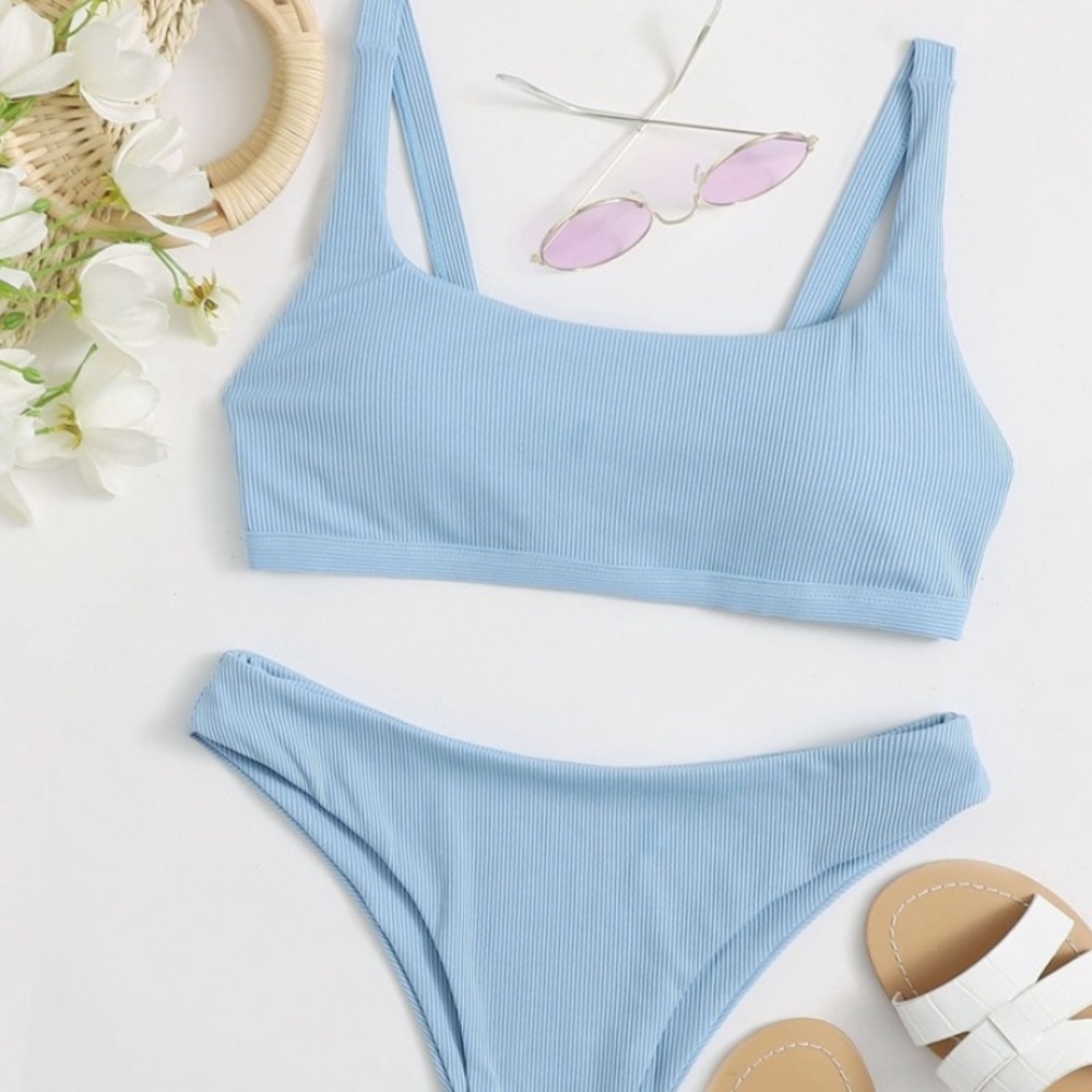 Baby blue bikini